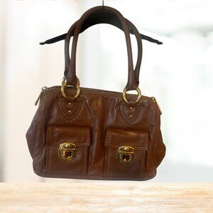 Marc Jacobs Classic Brown Leather Shoulder Bag